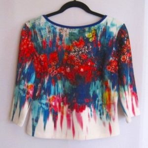 BISOU BISOU Printed Crop Top